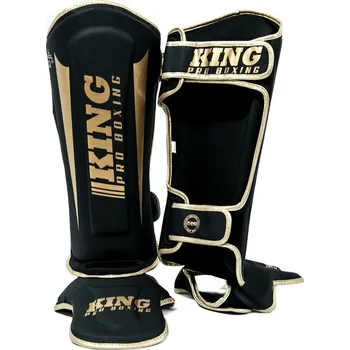 Chránič nohou Chrániče holení King Pro boxing Revo 6 - černá/zlatá, KPB/SG REVO-6 XL