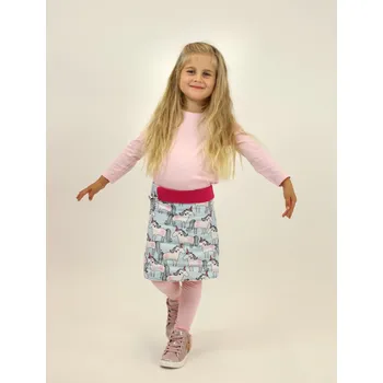 Dívčí sukně Kocour Mourek Prošívaná sukně JEDNOROŽCI Velikost 104