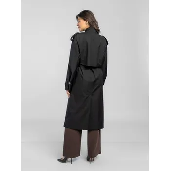 Dámský kabát Salme Trenčkot Amanda 2.0 Černá Regular Fit 40