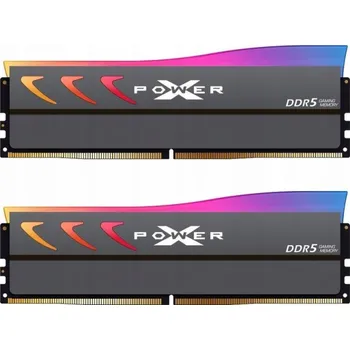 Operační paměť Silicon Power XPOWER Storm RGB paměťový modul 32 GB (2x 16 GB) DDR5 Gaming UDIMM 6400 MHz CL32 (SP032GXLWU64AFDK)
