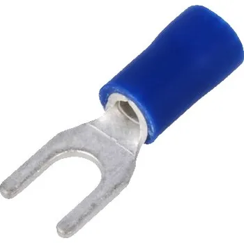 Vidlička M6 modrý límec