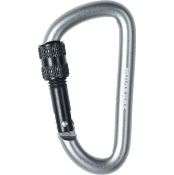 Karabina Munkees D-Shape w/Screw Lock 8 x 80 mm