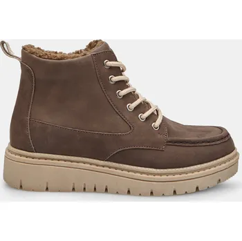 Dámská zimní obuv Weinbrenner dámská šněrovací kotníková obuv z broušené kůže hnědé, vel. 38