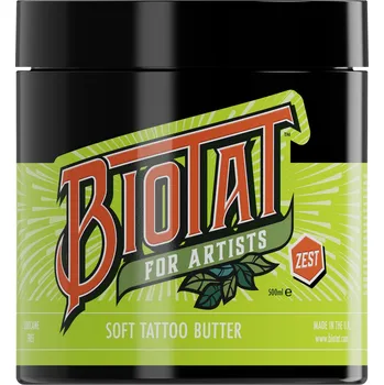 Tělový krém BIOTAT AFTERCARE Tattoo Butter Zest - máslo na hojení tetování 500 ml
