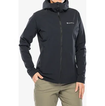 Dámská bunda Softshellová bunda dámská Montane Khamsin Hoodie - black