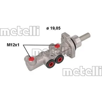 Brzdový systém Hlavní brzdový válec METELLI 05-1117