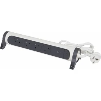 Prodlužovací kabel Prodlužovací kabel pro bydlení Legrand 4 zásuvky s uzemněním 1,5 m