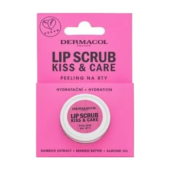 Tělový peeling Dermacol peeling na rty Lip Scrub Kiss & Care