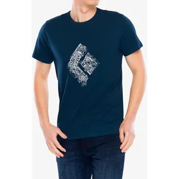 Pánské tričko Bavlněné tričko Black Diamond Engineered Diamond SS Tee - indigo