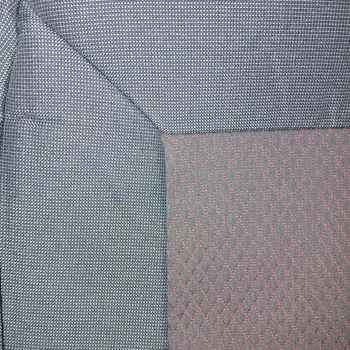 Potah sedadla Vyrobeno v České Republice Autopotahy LUXUS ŠKODA FABIA I 1999-2007 (zadní dělená,5.opěrek hlavy) vzor OR 115 červené