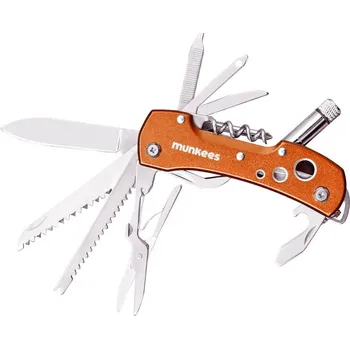 Multifunkční nůž Multifunkční kapesní nůž Munkees LED knife - orange