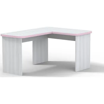 Psací stůl BRADOP Psací stůl rohový CASPER 150×120 Barevné provedení: CER - CREME RŮŽOVÁ