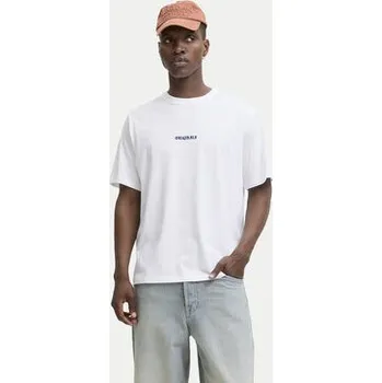 Pánská móda Jack & Jones T-Shirt Meadows Minimal 12283630 Bílá Loose Fit L