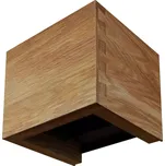 Fasádní LED svítidlo Cube Woodline Dub hranaté 6W IP65 - Denní bílá - APLED - 21617 - 21617