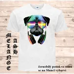 detske-bavlnene_tricko_uv_potisk_DJ_pes Barva: Heather grey - vřesově šedá, velikost: 128