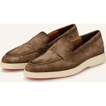 Pánské mokasíny Santoni Pánské Mokasíny Revolve, hnědá / oranžová, 44