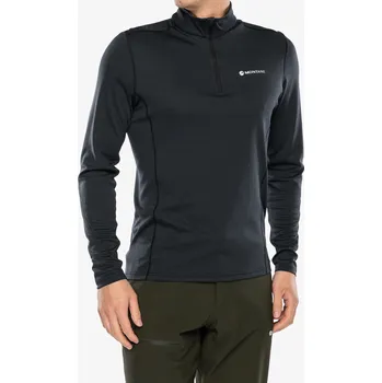 Pánská mikina Funkční mikina Montane Dart Zip Neck - black
