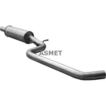 Tlumič výfuku Střední tlumič výfuku ASMET 03.128