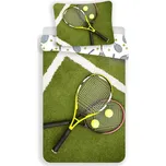 Bavlněné povlečení TENIS zelené Rozměr povlečení: 70 x 90 cm | 140 x 200 cm