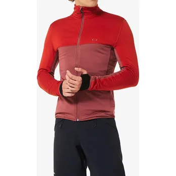 Pánská mikina Fleece mikina Oakley Canopy Full Zip Sweatshirt - flame red