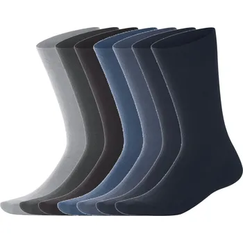 Pánské ponožky esmara Men Pánské ponožky s BIO bavlnou, 7 párů (šedá / tmavě šedá / modrá / navy modrá, 43/46)