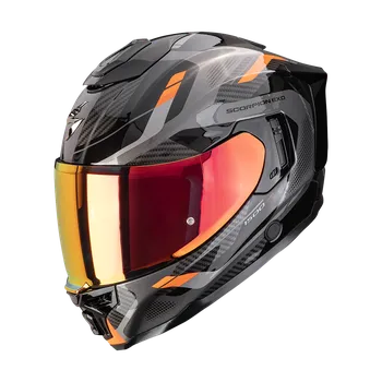 Helma na motorku EXO-1500 AIR SLEEK černo/oranžová XXL (63/64)