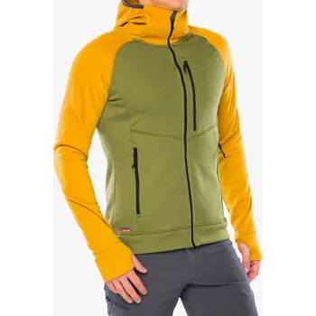 Pánská mikina Mikina s kapucí Turbat Peak - yellow/avocado green