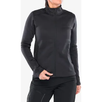 Dámská mikina Dámská mikina na zip Salomon Sntial Midfleece FZ - deep black