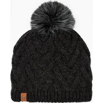 Pokrývka hlavy Dámská zimní čepice Buff Knitted&Fleece Beanie Caryn - graphite