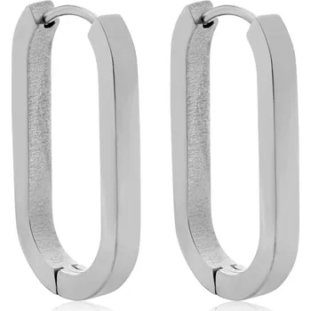 Náušnice Troli Nadčasové ocelové oválné náušnice VAAXF342S + 2 měsíce na vrácení zboží