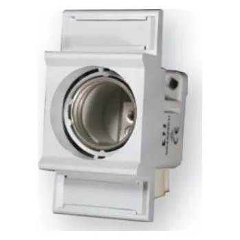 Elektrická zásuvka Eti-Polam EZN 25-ZP pojistková zásuvka pro 1P DII lištu 25A 500V 002322016