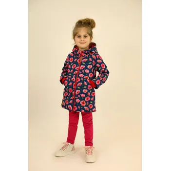 Chlapecká bunda Kocour Mourek Kabát - parka softshellová VLČÍ MÁKY Velikost 128