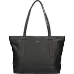 Velká kožená černá kabelka 1812 BLACK