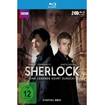 Blu-ray film Sherlock. Staffel.3, 2 Blu-ray: Großbritannien – Benedict Cumberbatch,Martin Freeman (DE)