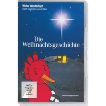 DVD film Die Weihnachtsgeschichte (DVD), 1 DVD-Video: Wido Wiedehopf erzählt Geschichten aus der Bibel – Frank Gerdes,Mathias Jeschke,Rüdiger Pfeffer (DE)