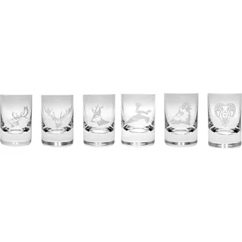 Stolování Sada skleniček Spirit s mysliveckými motivy 30 ml 6 ks