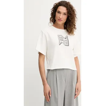 Pánské tričko Bavlněné tričko Marella Emme by Marella 2525976021200 béžová 01X, vel. L