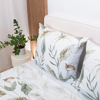 Bavlněný povlak na polštář 70x90 cm zelené Cally