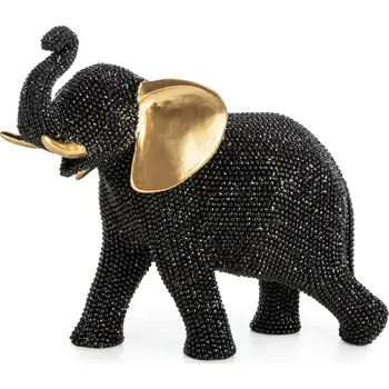 Váza DEKORAČNÍ FIGURKA ELDO 24X12X19 ČERNÁ