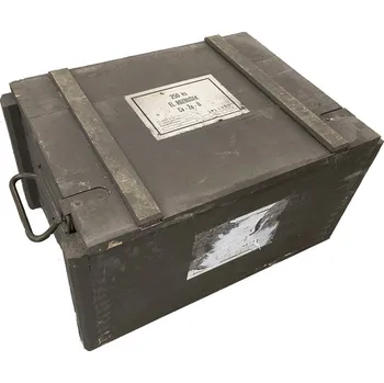 Úložný box Bedna dřevěná od rozbušek CV-ŽE-B použitá (Bedna dřevěná od rozbušek CV-ŽE-B použitá)