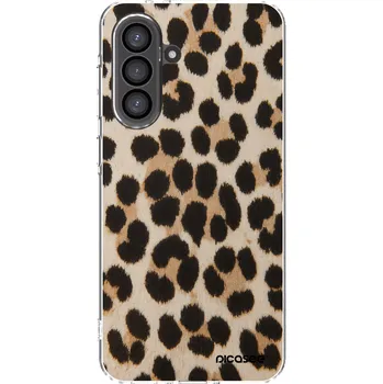 Pouzdro na mobilní telefon Picasee silikonový průhledný obal pro Samsung Galaxy A36 5G - Brown Tiger