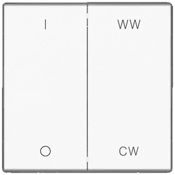 Příslušenství pro svítidlo LED2 LED2 ZIGBEE 3.0 WALL DIMMER TW 1ch bílá - LED2 Lighting LED2 SR-ZGP2801K4-CCT-E