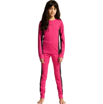 Set dětského termoprádla Dětský Set termoprádla CRAFT CORE DRY BASELAYER SET JR 1909713-738499 – Růžová 134/140