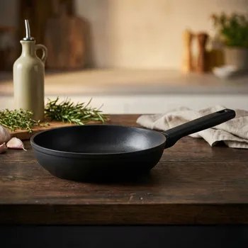 Pánev DEMEYERE ALU COMFORT 3 20 cm - pánev z kovaného hliníku s nepřilnavým povrchem Duraslide na indukci, černá