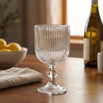 Sklenice Sklenička na víno a vodu skleněná SELENA 370 ml