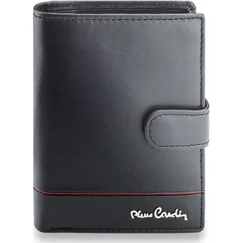 Peněženka Pierre Cardin YS605 326A Černá kožená vertikální pánská peněženka RFID SECURE