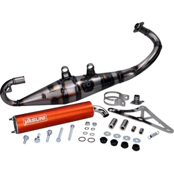 Výfuk pro motocykl Yasuni Výfuk Yasuni R-Pro Piaggio oranžový YA420N-RPRO