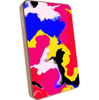 Powerbanka Picasee Powerbanka s MagSafe 5 000 mAh Zlatá - Watercolor