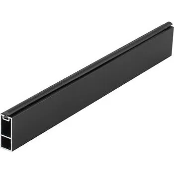 Nábytkové kování Šatní tyč Ninos hliník černý mat