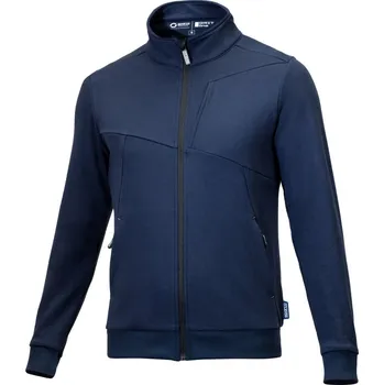 Pánská móda Sparco mikina na zip Grit Tmavě modrá XL